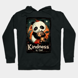 Kindness is Cool-Panda and Monkey 1 Hoodie